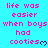 A static image with cyan background displaying repeated pink text "life was easier when boys had cooties" and small dark blue heart symbols.