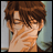 Pixelated image of a character with brown hair covering their face with a hand, next to text reading "Anime IM" and "com" on a black background.