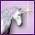 A purple-toned animated sequence showing a stylized horse head with a glowing horn, transitioning from a light purple background to a solid purple background with white cursive text.