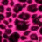 Four distinct leopard-print patterns in pink, light pink, purple, and gray arranged in a