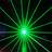 A static pixelated icon with a bright green central burst radiating outward through multiple green and dark green pixelated lines against a dark background.
