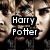 A split-screen image with 'Harry Potter' text over a group of characters on the left and 'Twilight' text over a character holding a flame on the bottom-left, separated by a white containing 'VS' in black
