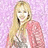 Pixelated image of a person with long blonde hair wearing a pink jacket over a white top against a light purple background.