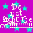 Purple background with cyan stars and repeated white text reading "Do not light the" in pixelated font.