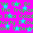 Bright pink background with repeating green text and light blue stars, displaying phrases like 'We Can Go' and 'The Tropics'.