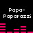 Pixelated text and pink bar graphs on black background, with two identical text blocks and animated bar graph sequences.