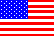 Static image of a simplified American flag icon with blue field, white stars, and red-and-white stripes on a gray background.