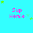 A static image with a bright cyan background featuring repeated pink text "Sup Homie" and scattered green stars.