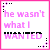 Six display the phrase 'he wasn't what I WANTED' with varying text and border styles, each framed by pink borders