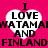 A static image with four identical heart-shaped icons on a bright pink background, each containing text.