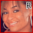 Pixelated static image of a person's face with red border and black-and-white 'R' logo in top-right corner.