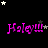 Black background with pink 'Haley!!!' text and scattered white/grey stars in three