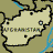 identical map icons showing Afghanistan with labeled text, varying cloud and cross symbols across positions