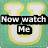 Green background with large yellow-outlined white 'U' letters, black text overlays reading "Now watch Me" and "Crank Da Soulja Boy!" in pixelated font.