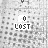 Static image of a with repeating text elements on a dotted background