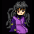 Pixel art anime character in purple kimono with yellow accents on left, silver text "Anime IM" and "com" on right against black background.