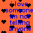 Pixelated orange background with blue text repeating 'i love someone im not telling anyone' and scattered black heart symbols.