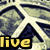 Animated icon with a blue and white geometric background and yellow text reading 'live your life' in segments.