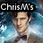 Animated icon shows a character with dark hair and a bow tie against a blue background, with text reading "ChrisM's" and "Who" above and below.