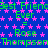 Blue background with pink stars, green text repeating 'Best Friend Ever = Rose Thompson' in a pattern