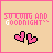 nine identical pixel-art icons with beige backgrounds, pink borders, and animated text reading 'SO LONG AND GOODNIGHT' above two pink heart shapes