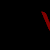 Red stylized text on black background with sharp angular letterforms and small red X marks between segments.