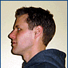 Four- shows a person in dark blue hoodie from side, back, and front views with visible hair texture and ear details