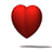 Animated contact sheet of a red heart icon with