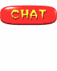 Red glossy 'CHAT' button in various liquid-like shapes with dripping effects across four of observations