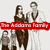 Pixelated image of two figures in dark and light clothing with a red banner reading 'The Adam Port' across the center.
