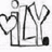 Black-and-white stick-figure drawing of a girl and boy with heart symbols, alongside text elements including 'ILY' and 'love'.