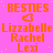 A static image with a bright pink background displays repeated orange text and symbols in a pattern