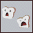 Animated sequence of two anthropomorphic toast slices and a toaster with changing expressions, text overlays, and motion effects.