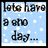 Pixelated text on light blue background with white snowflakes, transitioning to dark blue night sky with clouds and falling snow.