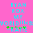 Pixelated text on bright pink background with cyan and green elements, featuring repeated phrases and symbols.