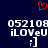 Red pixelated heart symbol above white text on dark blue background with repeated elements.