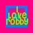 A 4-frame contact sheet of a pixelated animated icon featuring green text "I love Mobby" on pink and blue backgrounds with varying frame layouts.