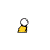 Pixel art character with white head and yellow body holding green and orange zigzag lines, with 'Thunder 3' text below on gray background.