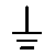 Black geometric symbol on light gray background with three horizontal bars beneath a vertical bar, top bar longest, middle shorter, bottom shortest with right edge cut off.