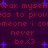 Dark purple background with red pixelated text repeating 'tear myself to prove someone i could never be.<3' and scattered blue star shapes.