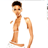 Pixelated static icon of a person with dark hair and light skin standing in profile, wearing white footwear on a transparent background.