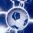 Animated icon with blue and white cellular background, two circular with dark centers, yellow text "Stikers #9" appears on right side