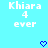 Pixelated text and heart symbols on a cyan background with two identical static frames.