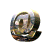 @ symbol rotates through multiple angles on a gray background, showing side and front views with metallic sheen.