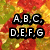A static image with a pixelated autumn leaf background displays multiple text blocks in bold black-and-white lettering.