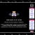 Pixelated figure with outstretched arms on black background, vertical text blocks to right.
