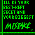 Static pixel art icon with green text on black background and a stylized signature at the bottom.