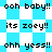 Pixelated text phrases repeat across a blue and white checkered background in two identical side-by-side grids.
