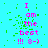 Pixelated cyan background with green speckles, displaying repeated pink text "I am the best!!! 8-)" in two