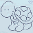 Two pixelated figures with rounded heads and simple facial features stand side-by-side against a light blue background, each holding multiple heart shapes.